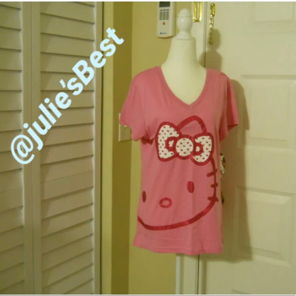 🆕Girls Hello Kitty Sleepware Shirt. BNWT